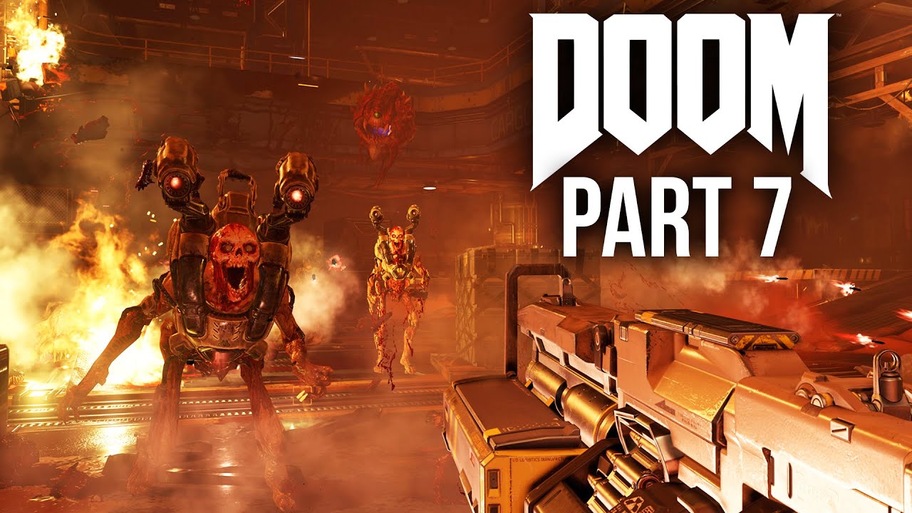 Прохождение DOOM 4. Часть 7. ВОТ КАК ВЫГЛЯДИТ АД (кампания Doom 4) 2016