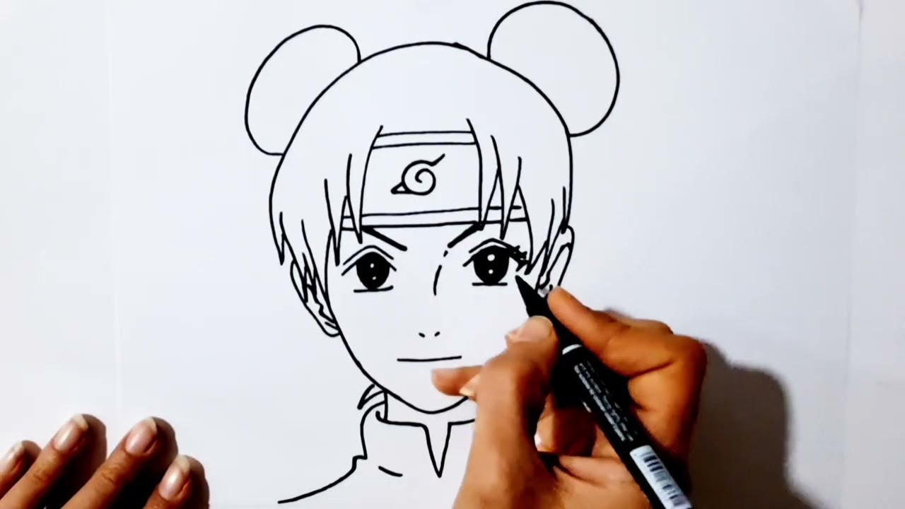 Easy Anime Drawing \\How to Draw an Anime Girl Step by Step for Beginners
