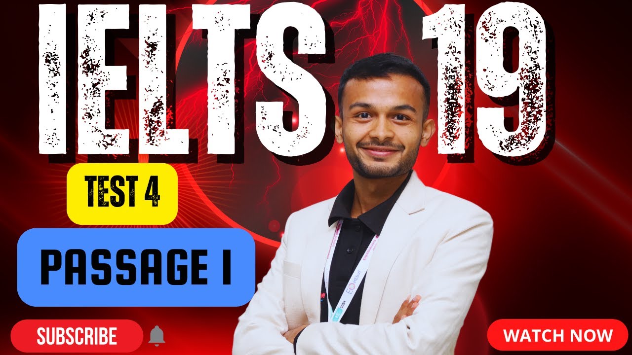 Cambridge IELTS 19 I Test 4 I Passage 1 #elopeeth #ieltspreparation