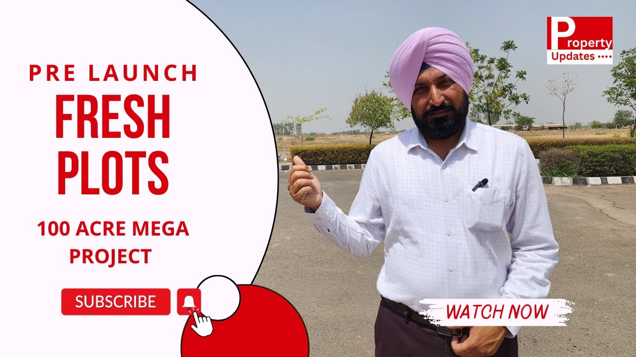 Fresh plots in Pre launch 100 Acre Mega Project on State Highway Near Chandigarh