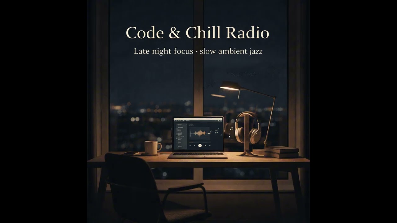 Code & Chill Radio — Late Night Jazz for Coding & Deep Focus (1h 10m)