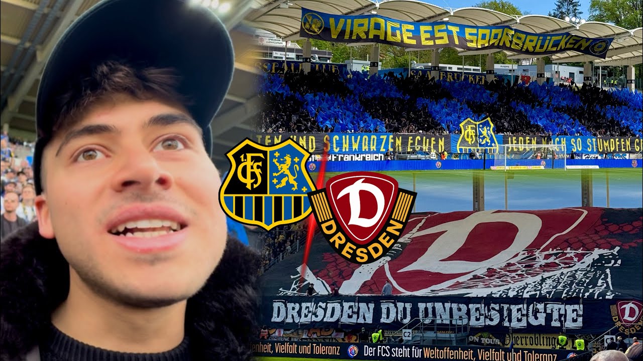 DYNAMO mit VOLLGAS IN RICHTUNG LIGA 2 🔥🧨 | 1.FC SAARBRÜCKEN vs DYNAMO DRESDEN | Stadionvlog