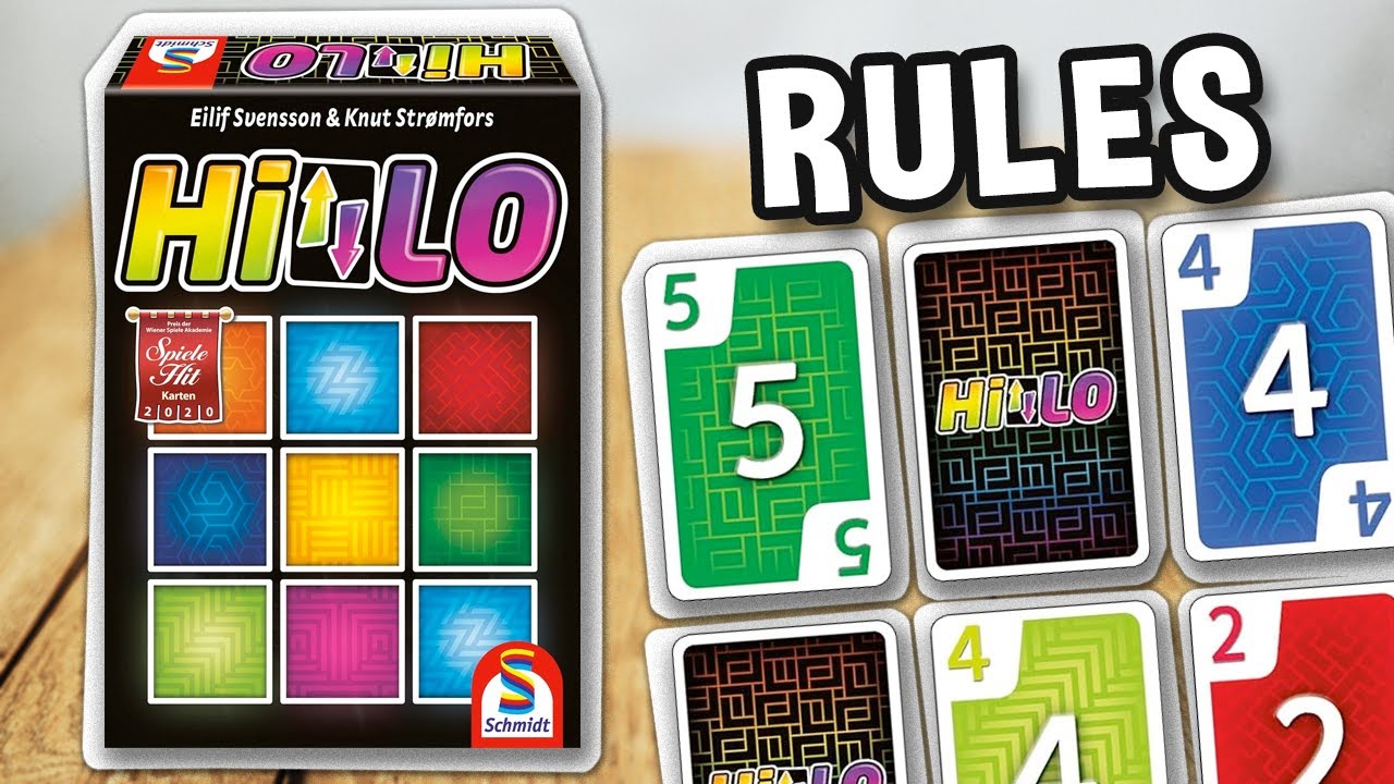How to play HILO card game (official rules, instructions and gameplay) | boardgamesTV
