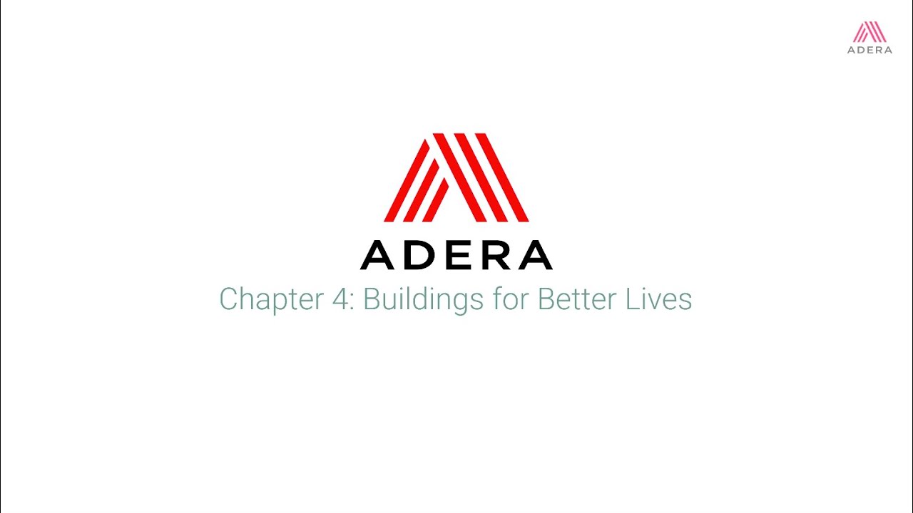Chapter 4: Buildings For Better Lives