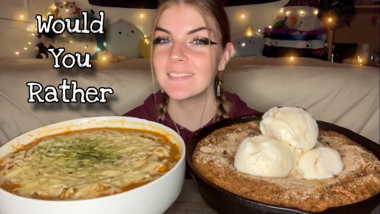 CHEESY RICE CASSEROLE AND GOOEY PUMPKIN PIZOOKIE MUKBANG! (Vegan)