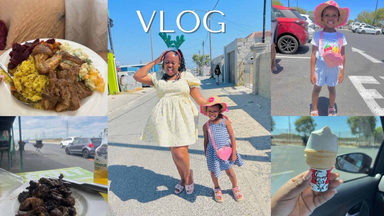 VLOG|Christmas lunch with my Man’s Family|Beach date with my Mini Fam|Cook with me |SA YouTuber 