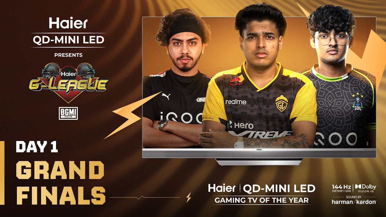 Haier G-League | Ft. #soul , @GodLikeEsportss , @RevenantEsports | Grand Finals | Day 1 | BGMI