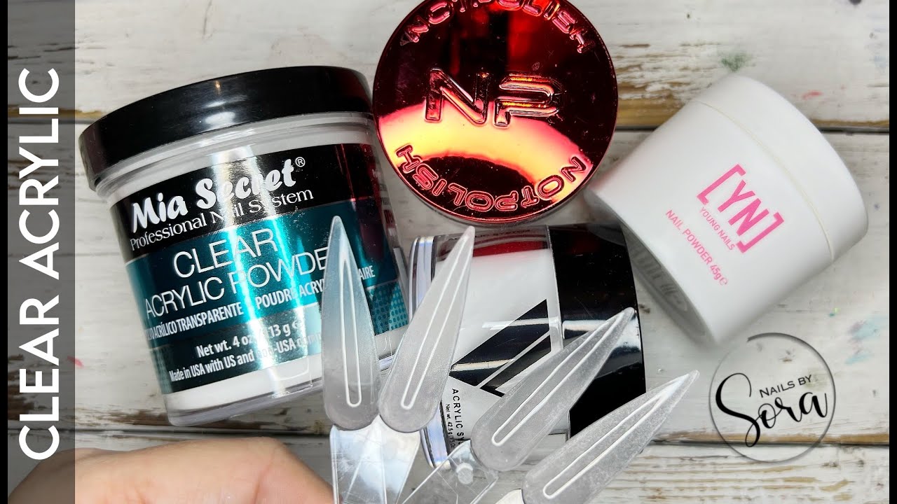 REUPLOAD: Lets Be Clear | Comparing Clear Acrylic Powders