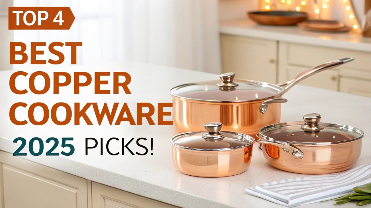 **Top 4 Best Copper Cookware Sets of 2025 | Hestan, Mauviel, Cuisinart & Viking!