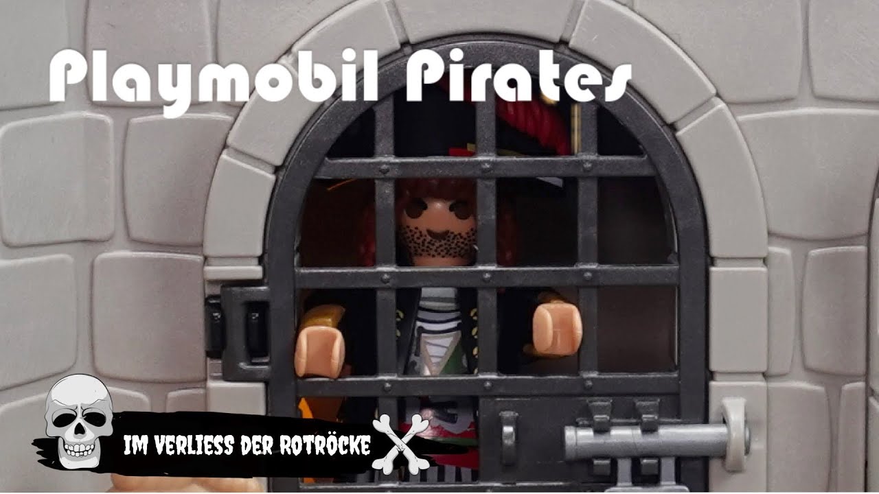 PLAYMOBIL Pirates -Im Verließ der Rotröcke- In the dungeon of the redcoats -  Kinderspielzeug Video