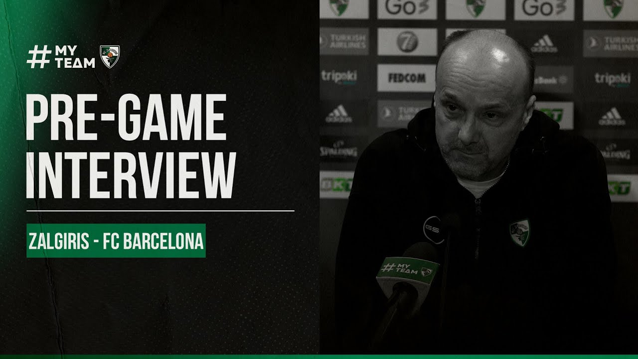 Coach Zdovc talks about Barcelona challenge