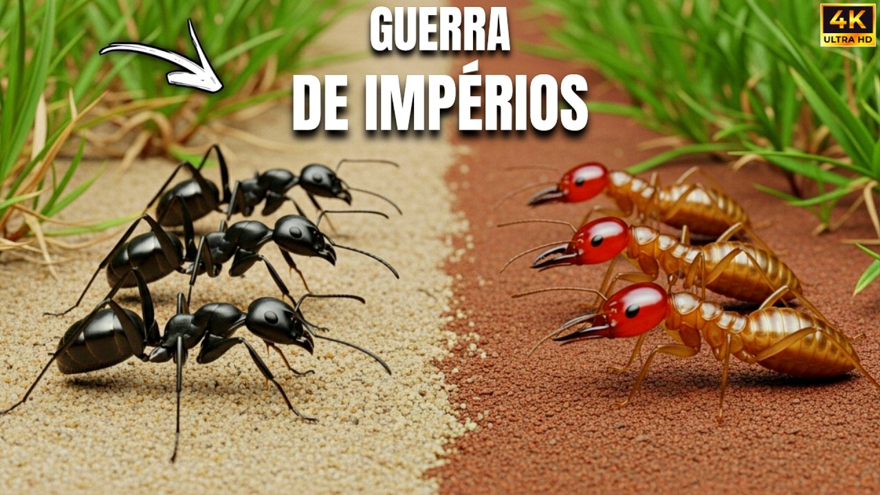 IMP&Eacute;RIOS EM GUERRA : O Conflito Milenar Entre FORMIGAS vs CUPINS | Document&aacute;rio Da Natureza
