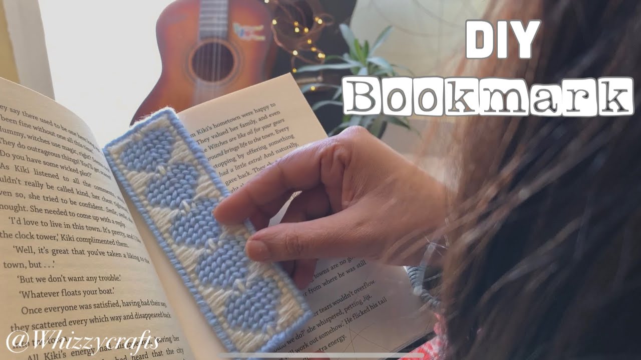 DIY Bookmark | Plastic canvas craft | Yarn Bookmarks
