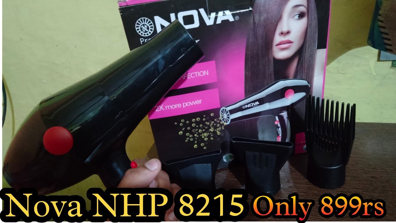 Nova NHP 8215 Hair Dryer Only 899rs Unboxing