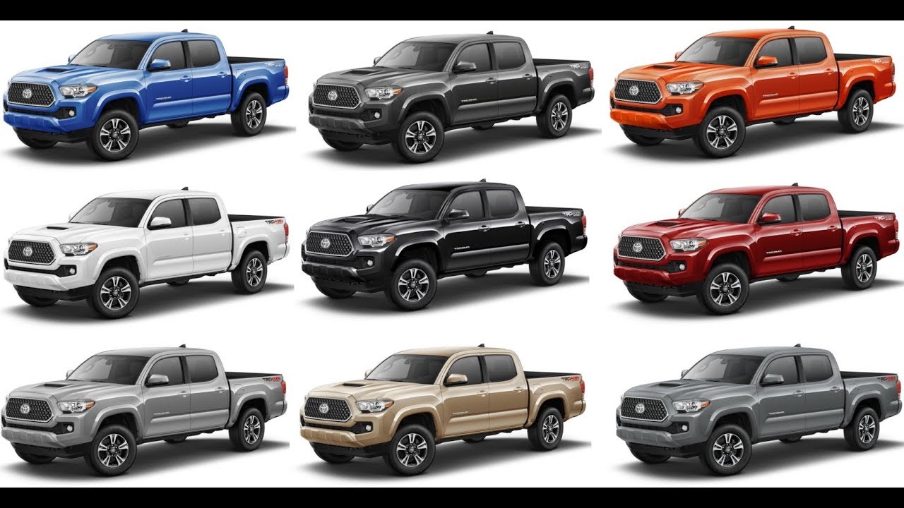 The many colors of the 3rd Gen Tacoma