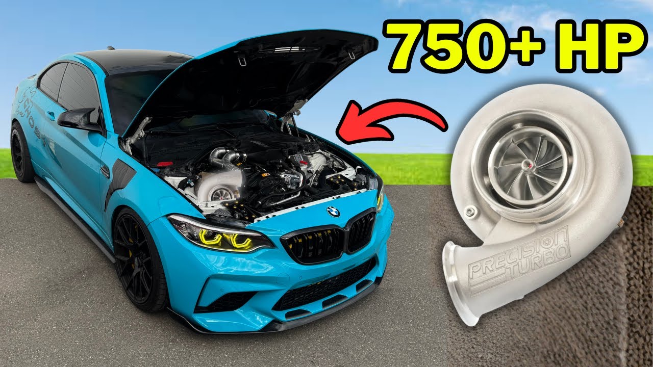 Я поставил BIG TURBO на свой M2 Competition...