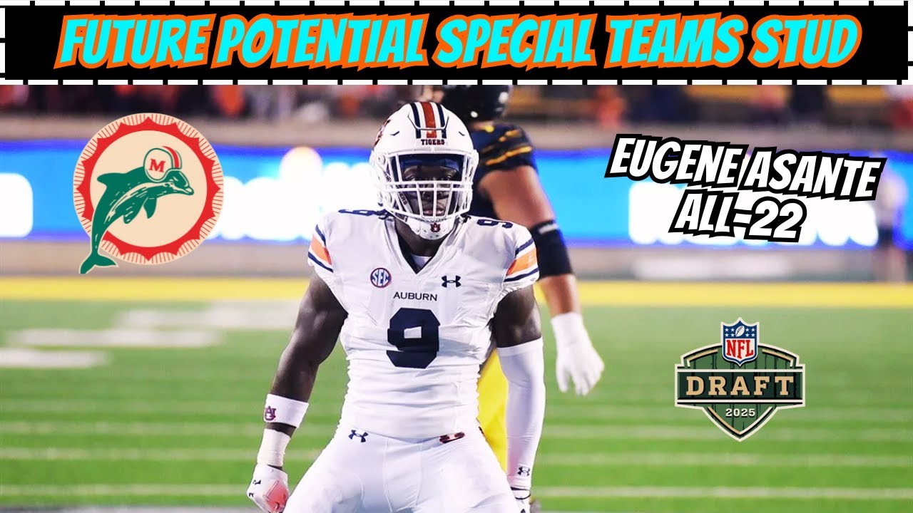 Film Breakdown: Eugene Asante Brings Speed & Physicality to the Miami Dolphins