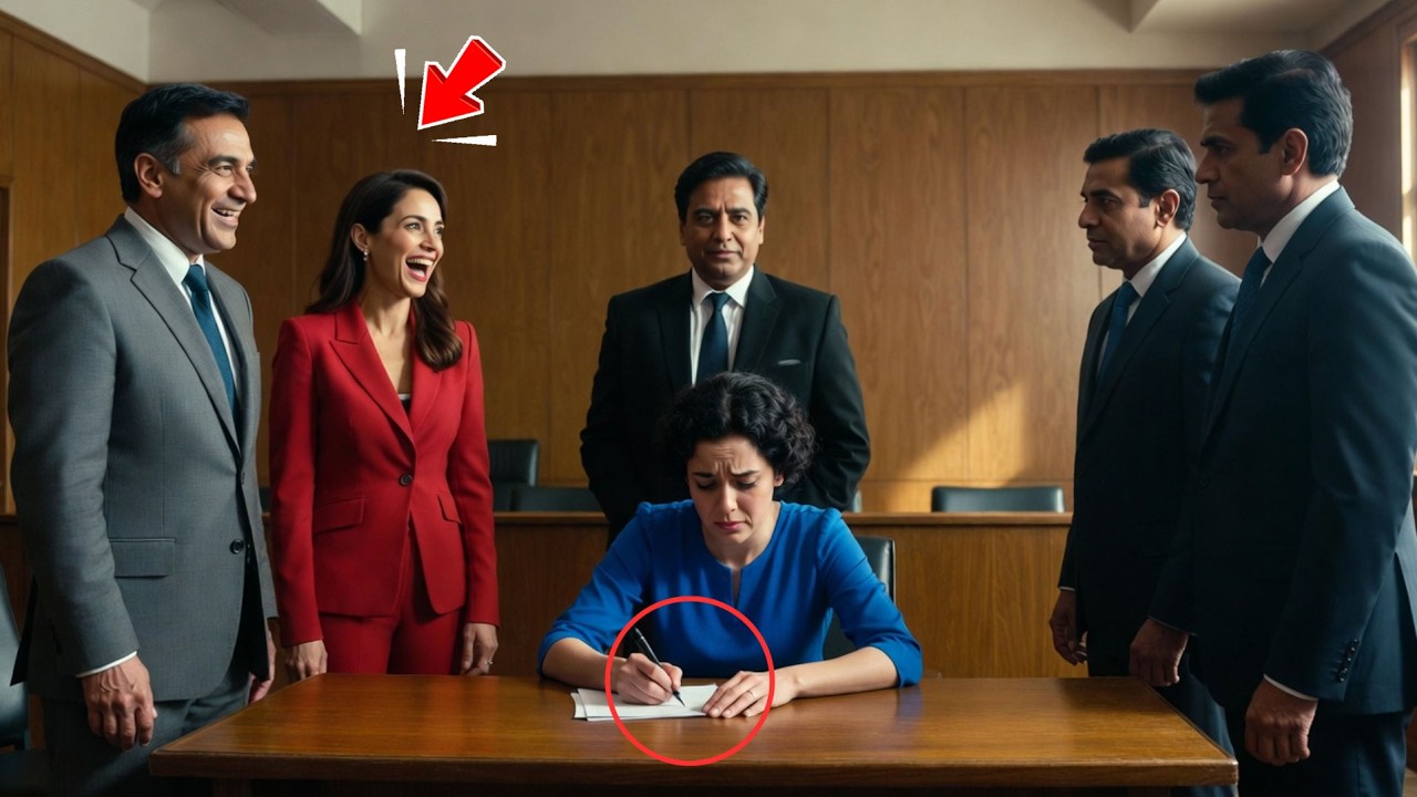 😲 👉 “उसके पास बचाव नहीं” हँसा पूर्व पति जब उसने तलाक पर हस्ताक्षर किए 👍🔔📢