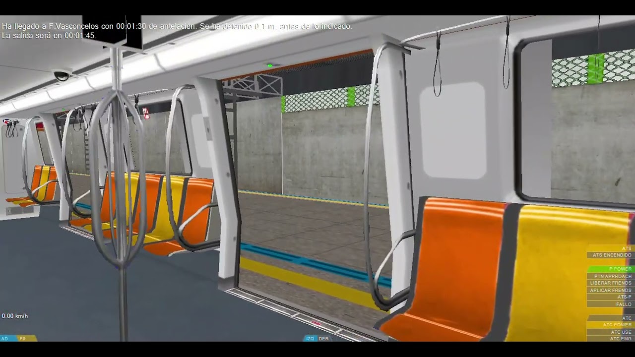 openBVE Brasil Con el Metro de Turquia Pequeno recorrido