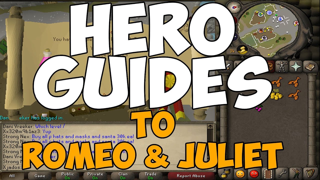 Runescape 2007 Quest Guide: Rome and Juliet [HeroGuides]