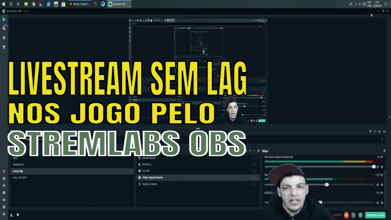 livestream sem lag nos jogos pelo stremlabs