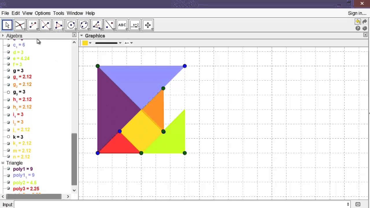 Creating a 'Tangram' Puzzle