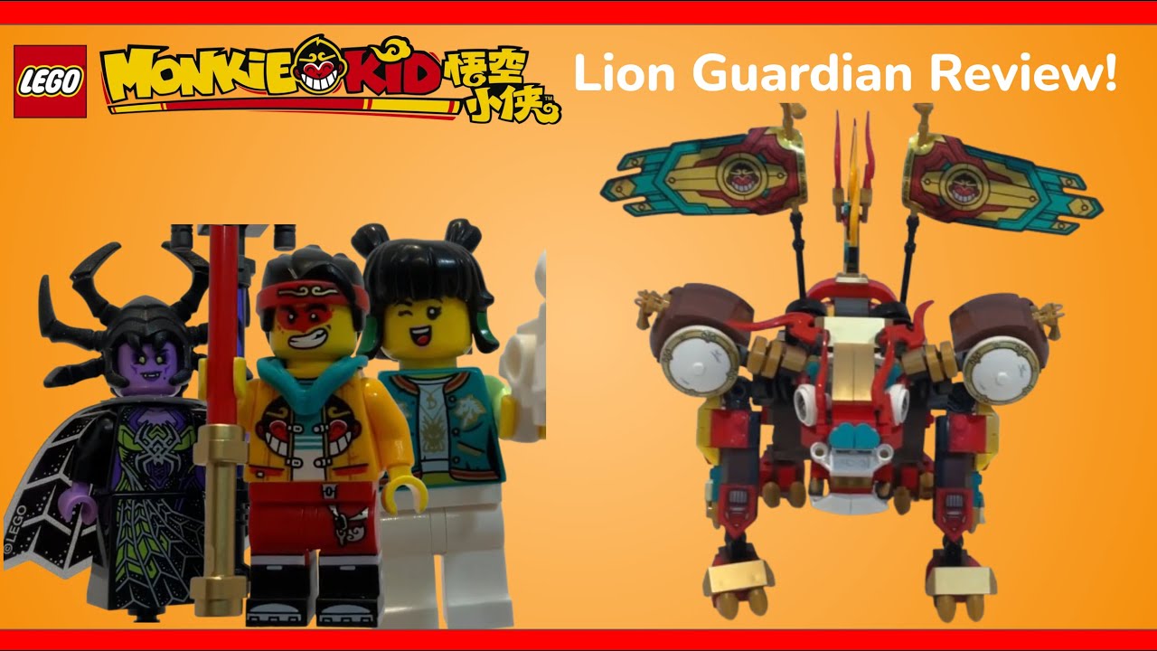 Lego Monkie Kid Lion Guardian Review!