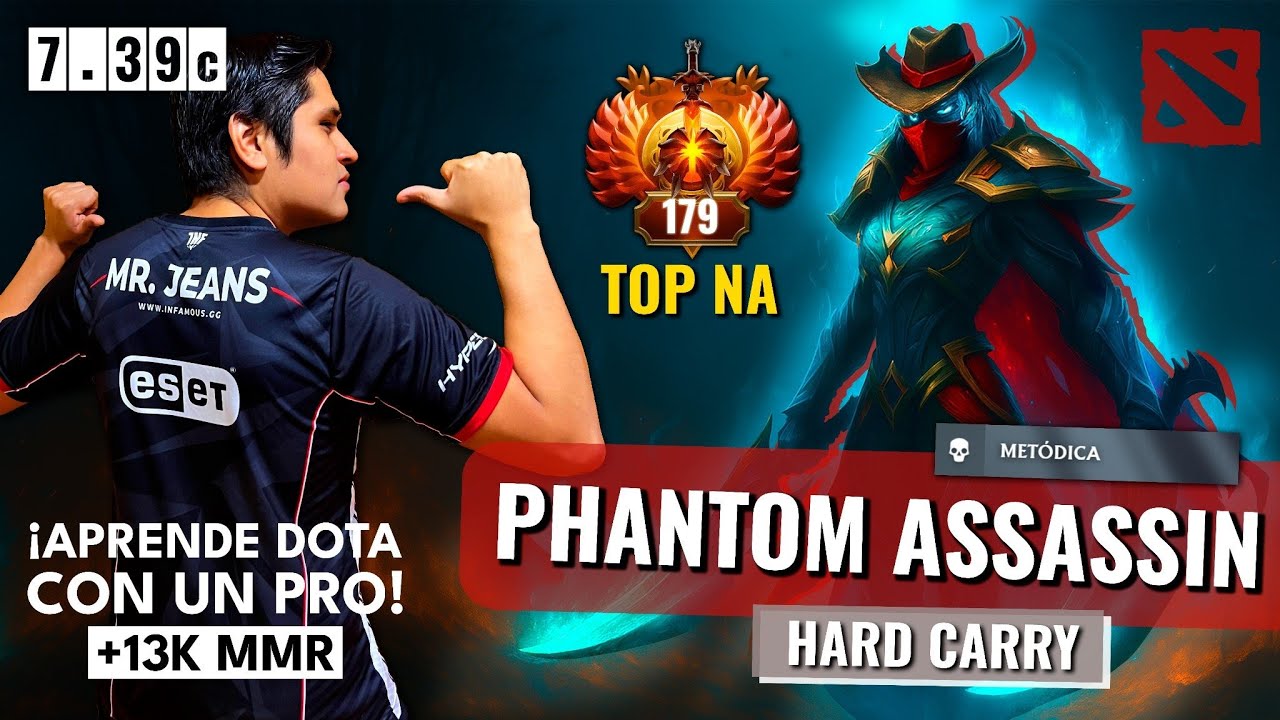 PHANTOM ASSASSIN | 🩸 NI LOS MEJORES JUGADORES DE NA PUEDEN CONMIGO | FARMEANDO COMO YATORO #dota2