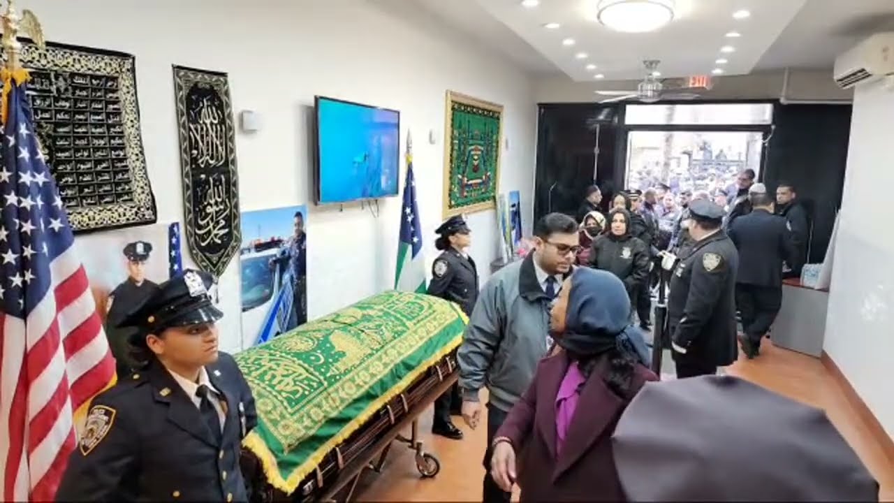 FUNERAL OF NYPD OFFICER SHAHEED ADEED FAYAZ