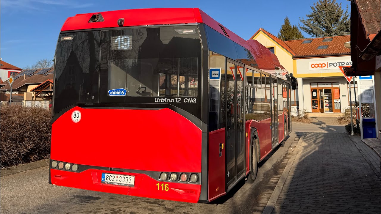 České Budějovice | linka č. 19 | odpolední špička