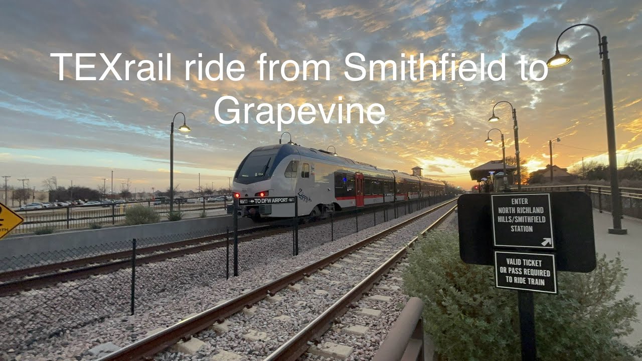 TEXrail ride from Smithfield to Grapevine 