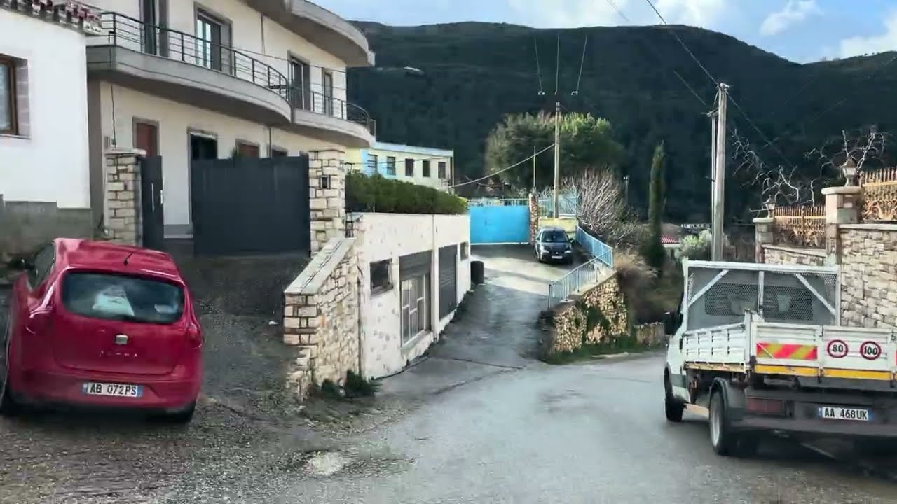 🚘 Rrugët e Kaninës me makinë | Me këngën Tunde moj Selin🇦🇱 kjo eshte Kanina qe e tunde Selina😅
