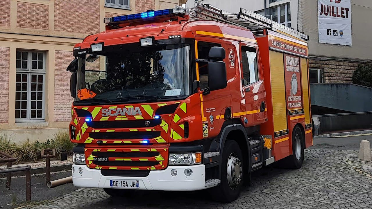Sapeurs pompiers Versailles (Engins compilation)