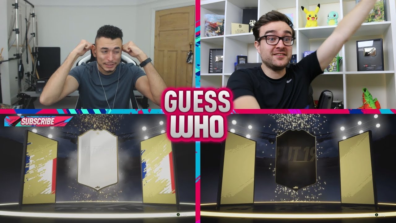WE GOT A PRIME ICON IN GUESS WHO FIFA vs AJ3!! (ICON PACK FIFA 19)