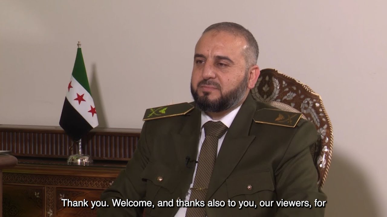 First television interview, Minister of Defense, Major General Engineer Marhaf Abu Qasra