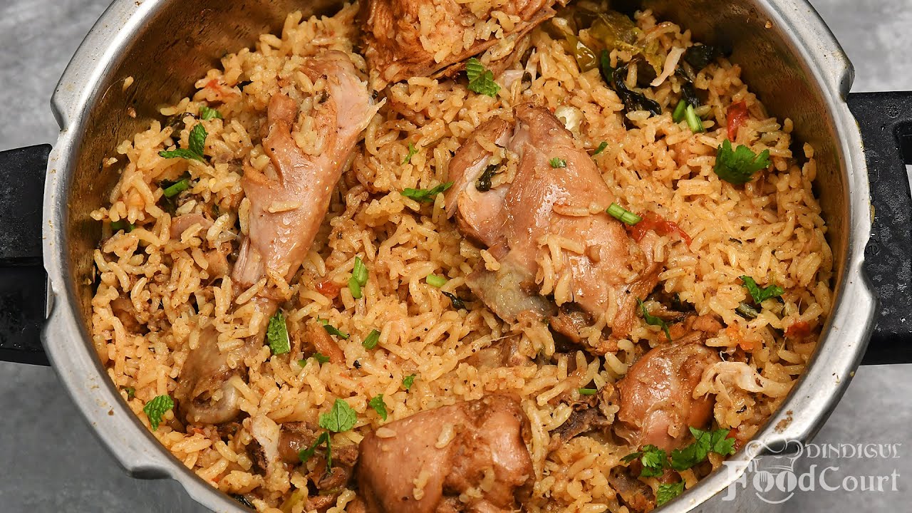 Chicken Biryani With Normal Rice/ Pressure Cooker Chicken Biryani/ Chicken Biryani