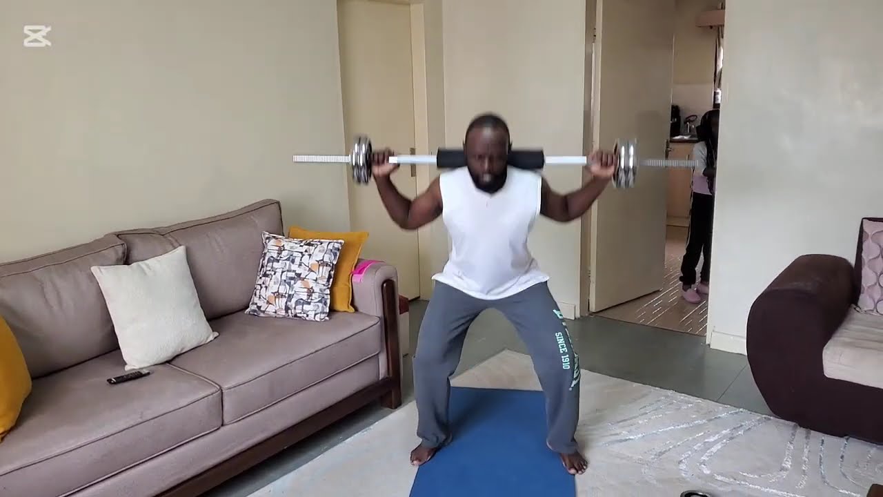 Beginner-Friendly Squat Superset | Barbell + Kettlebell Leg Workout at Home | BodyWorks Diary RAW