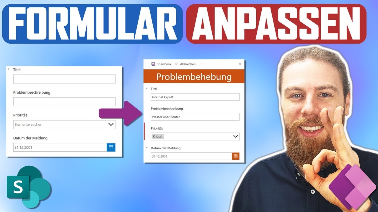 SharePoint Formular mit PowerApps anpassen | Power Apps