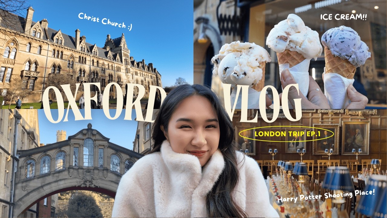 London Trip ep.1 ✨ | day trip to oxford, harry potter filming locations & 7-hour train journey 🚆🏰