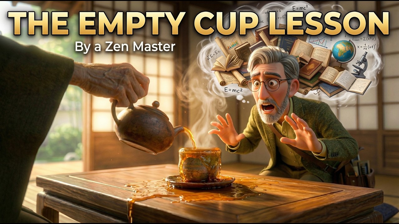 Learn English through Stories | Listen | Read | Speak | The Empty Cup Lesson By a Zen Master