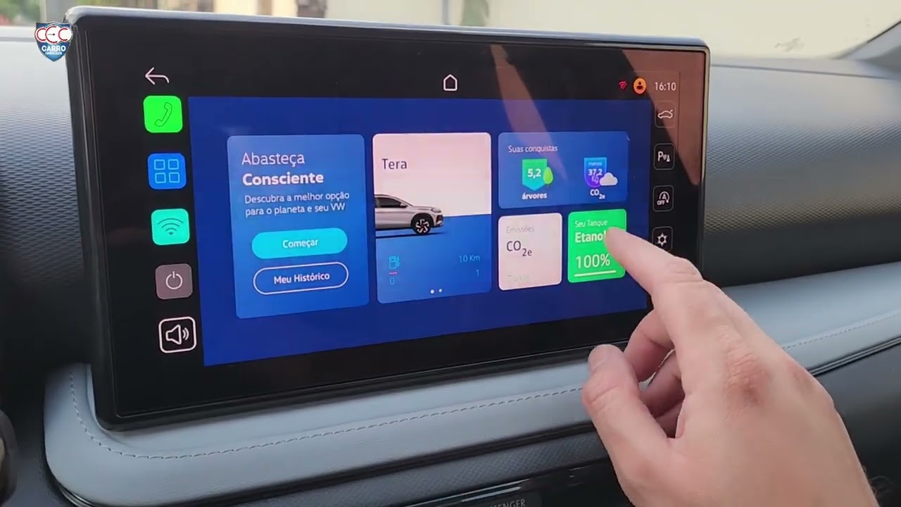 Multim&iacute;dia VW Play do Tera surpreende: testamos todos os recursos