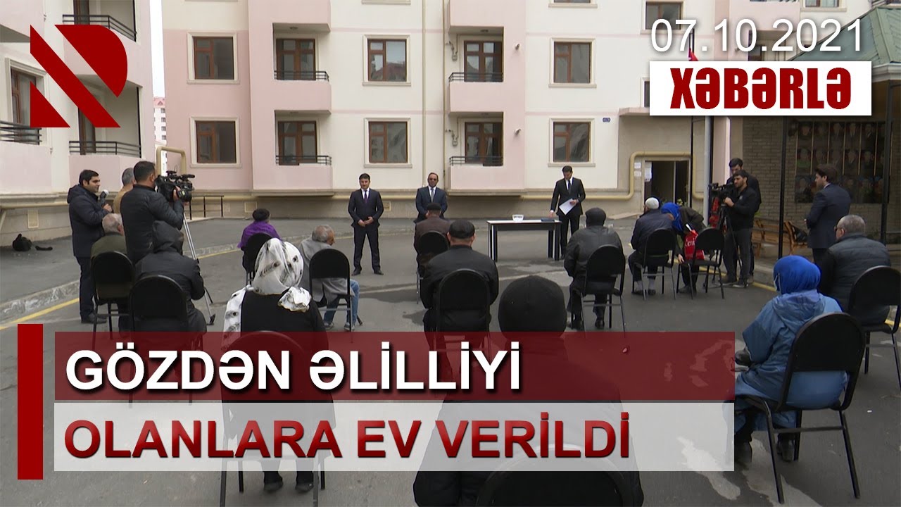 Gözdən əlilliyi olanlara ev verildi