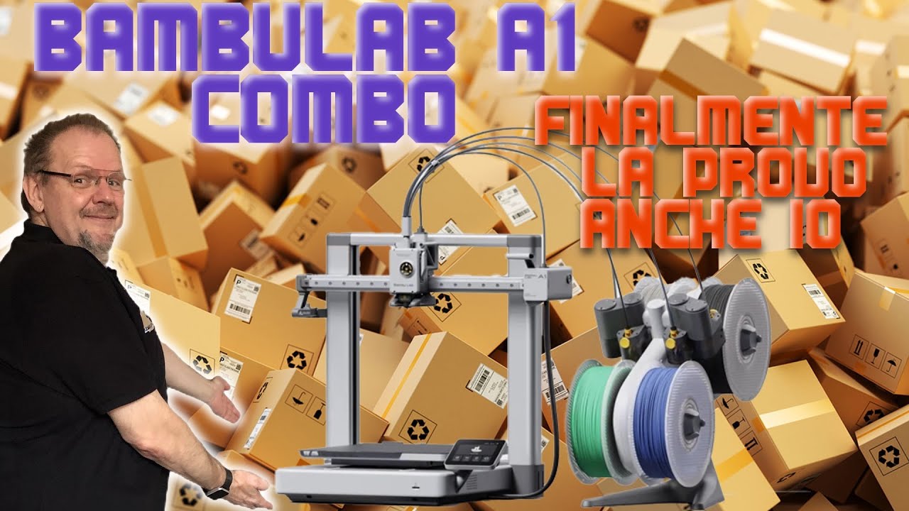 SHU41 - Unboxing - BAMBULAB A1 COMBO - Finalmente la provo anche io