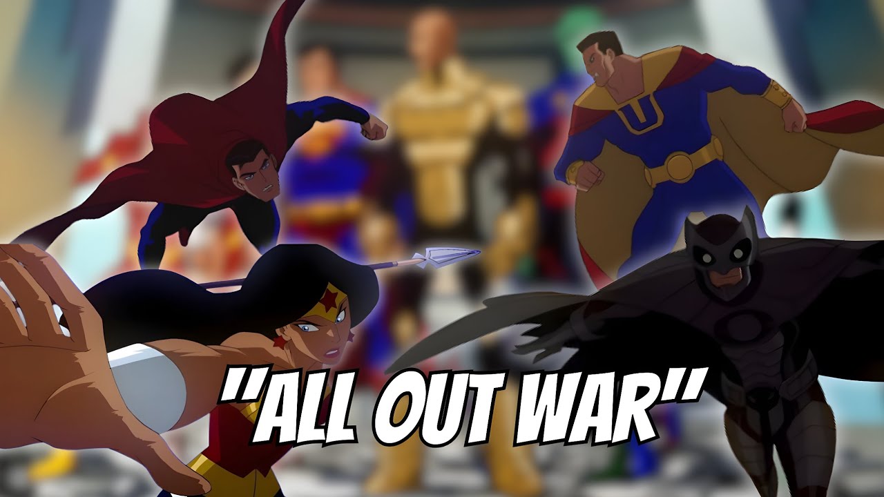 The JUSTICE LEAGUE dogwalking the CRIME SYNDICATE (Full Version)