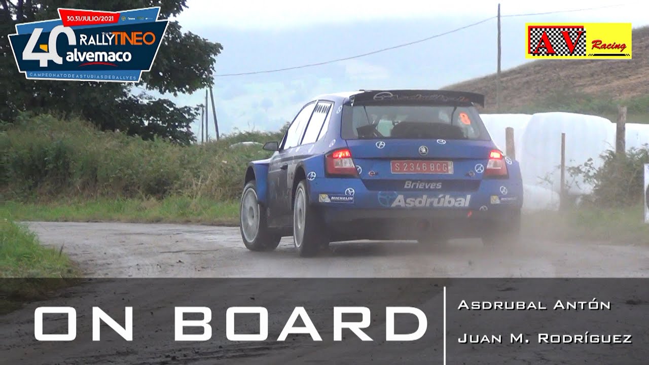 On Board Asdrubal Antón - Juan M. Rodríguez | TC-3 El Pedregal | Rally Villa de Tineo 2021