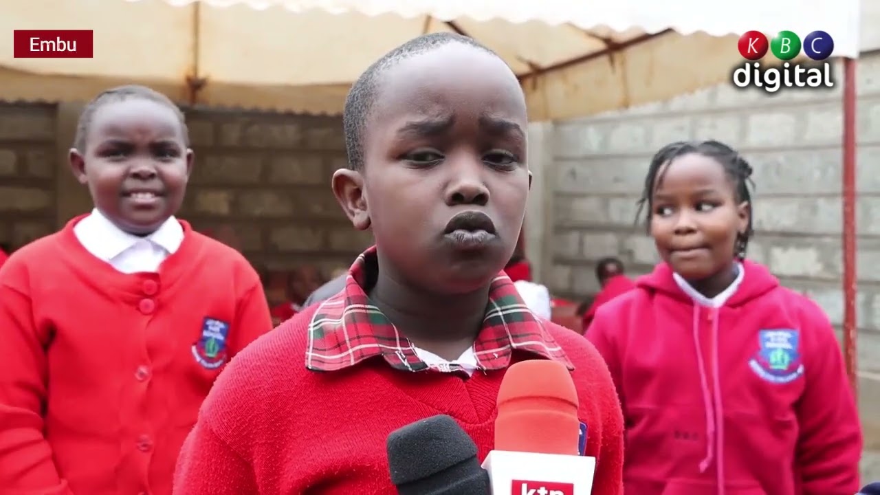 A school in Embu invited IEBC to oversee the school elections to expose kids to electoral process