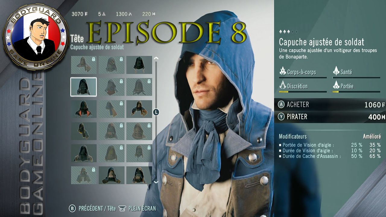 Assassin’s Creed Unity Let's Play Intégral Épisode 8 [FR] 1080P Xbox One