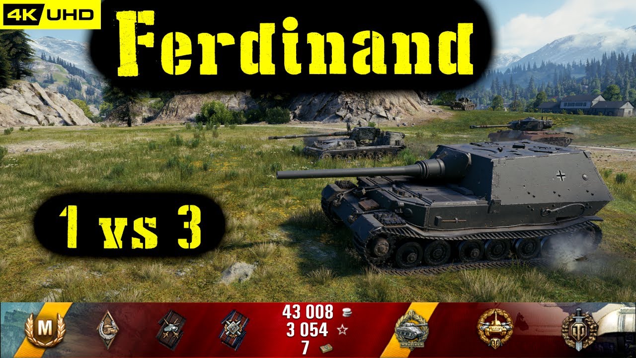 World of Tanks Ferdinand Replay - 8 Kills 4.8K DMG(Patch 1.6.1)