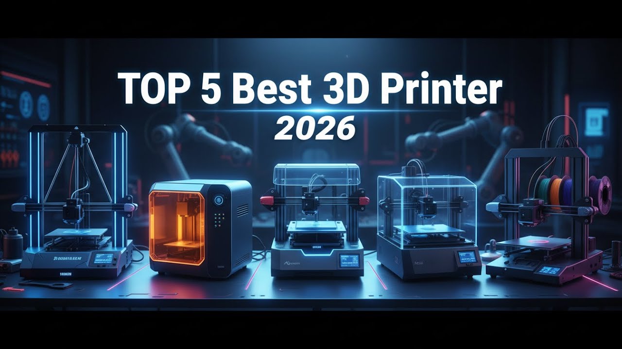 Top 5 Best 3D Printers in 2026 | Best 3D Printer for Beginners & Pros