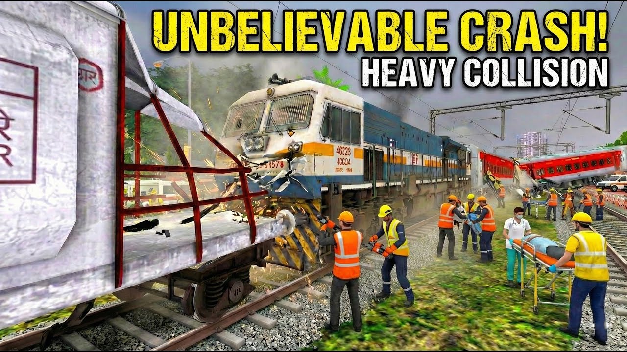 SIGNAL FAILURE DISASTER! 😱 Massive Train Crash & Rescue | Indian Train Simulator 2026 | TheRailSH